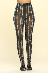 Legging taille haute transparent