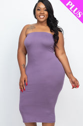 Robe moulante tube grande taille