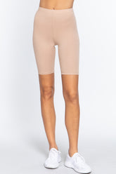 Legging court en jersey de coton