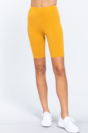 Legging court en jersey de coton