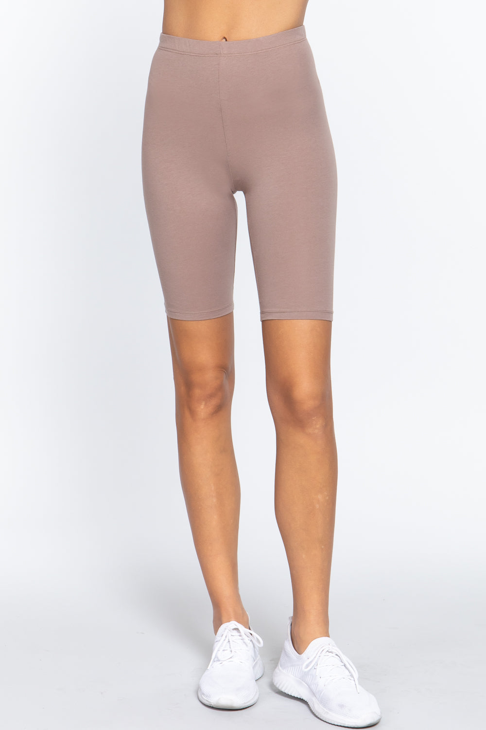 Legging court en jersey de coton