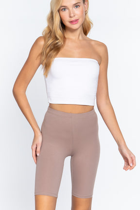 Legging court en jersey de coton