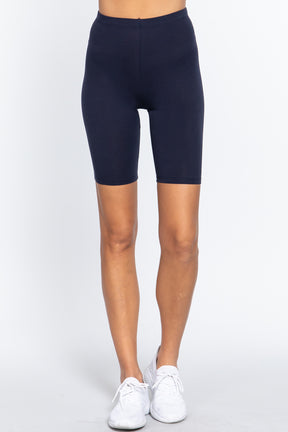 Legging court en jersey de coton