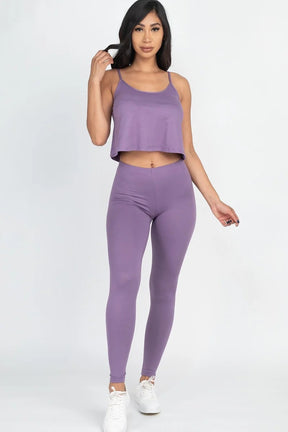 Ensemble haut caraco et legging