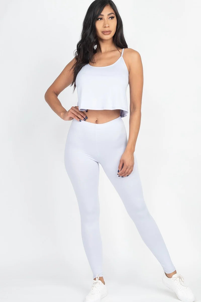 Ensemble haut caraco et legging