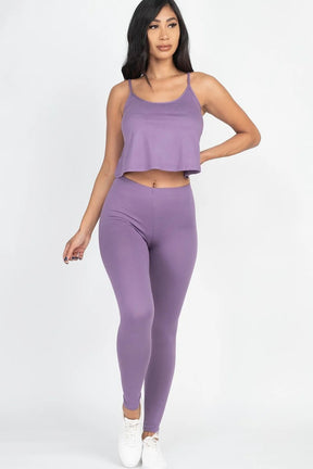 Ensemble haut caraco et legging