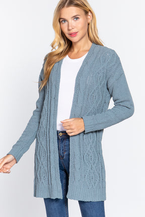 Cardigan en chenille