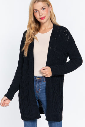 Cardigan en chenille