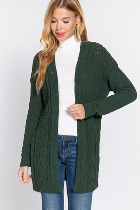 Cardigan en chenille