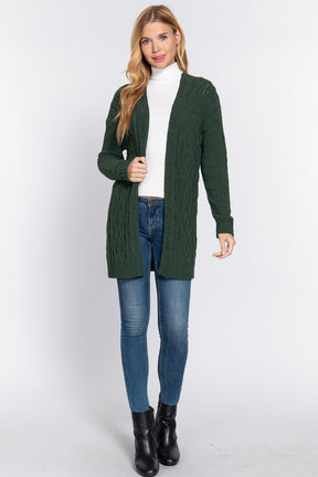 Cardigan en chenille