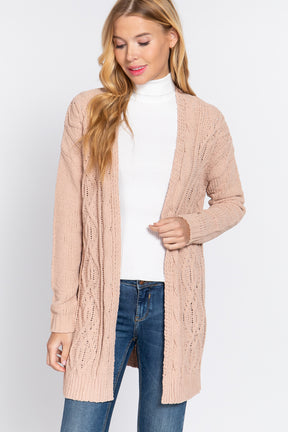 Cardigan en chenille