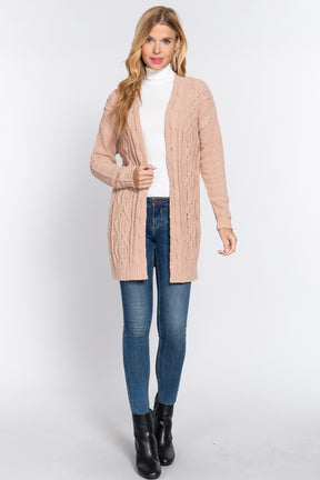 Cardigan en chenille