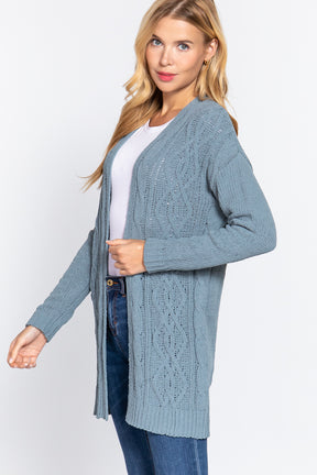 Cardigan en chenille