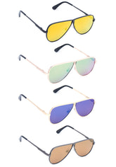 Lunettes de soleil modernes de forme aviateur