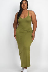 Robe longue dos nageur grande taille