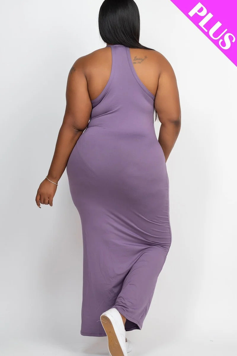 Robe longue dos nageur grande taille