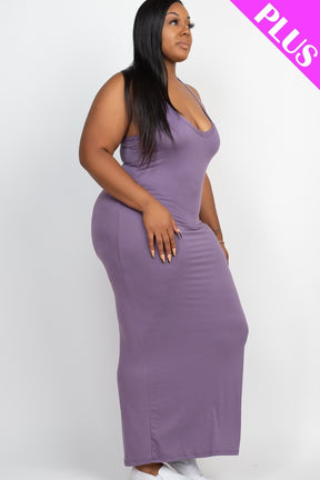 Robe longue dos nageur grande taille