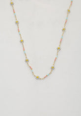 Flower Beaded Necklace