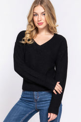 Pull Dolman Slv à bretelles et dos ouvert