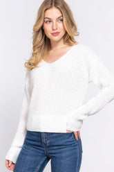 Pull Dolman Slv à bretelles et dos ouvert