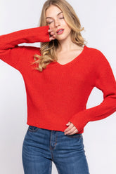 Pull Dolman Slv à bretelles et dos ouvert