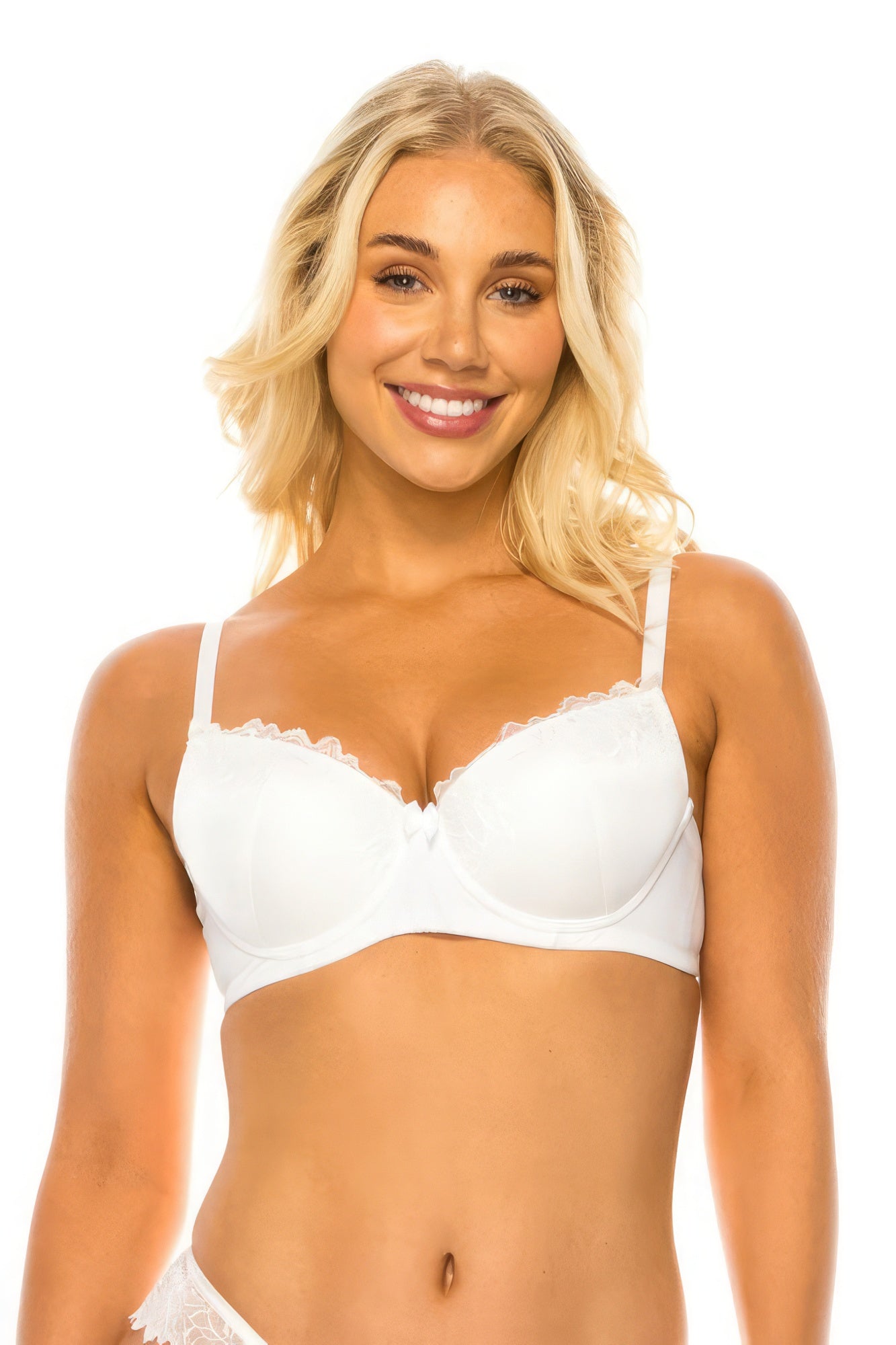 Soutien-gorge en dentelle florale