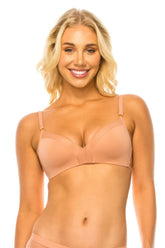 Soutien-gorge sans armatures avec bande en maille