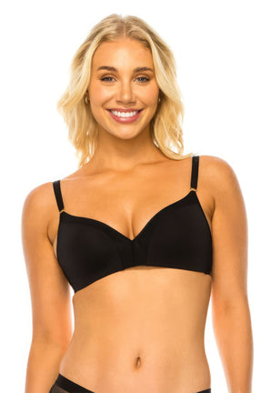 Soutien-gorge sans armatures avec bande en maille