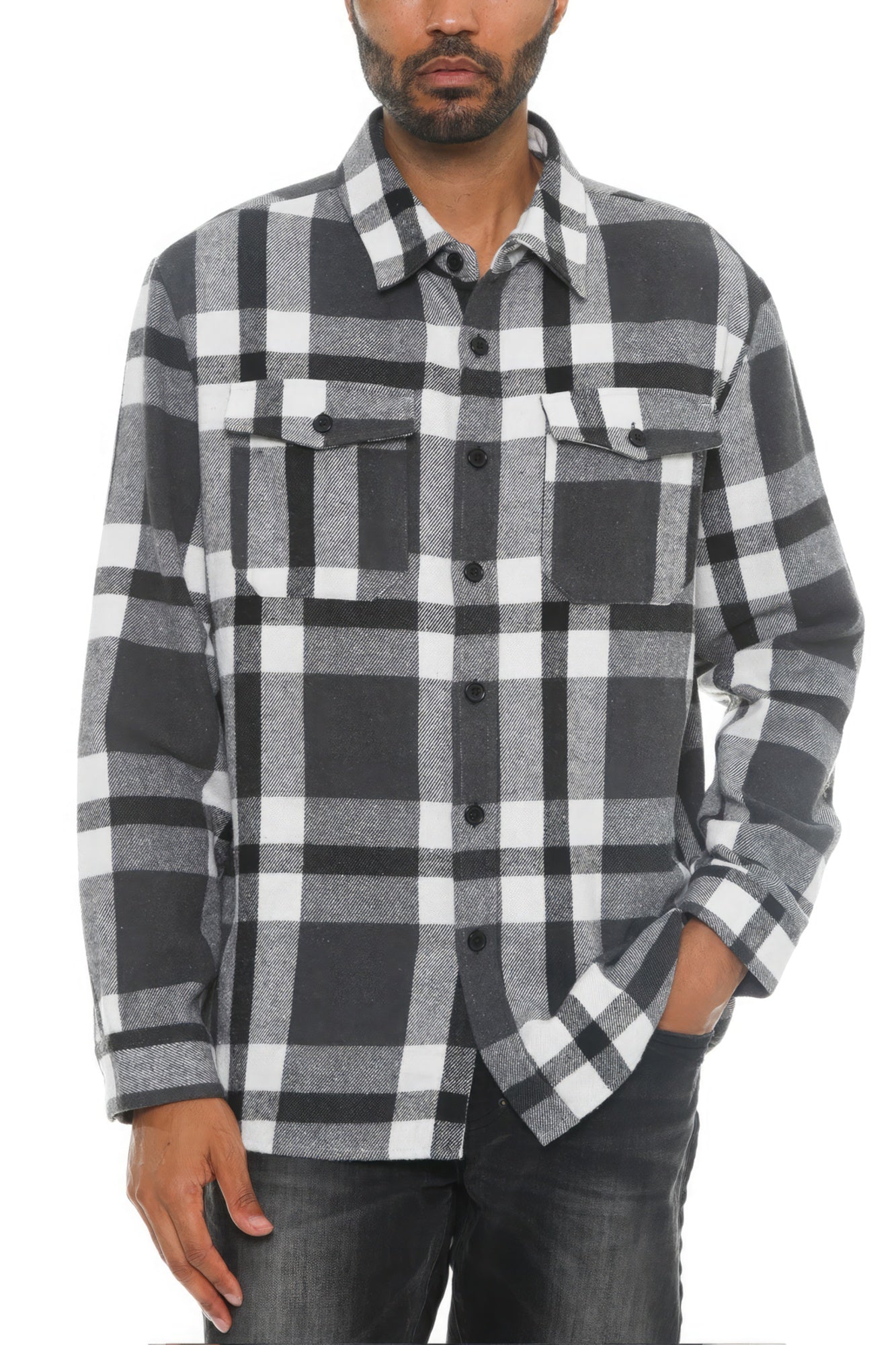 Checkered Soft Flannel Shacket