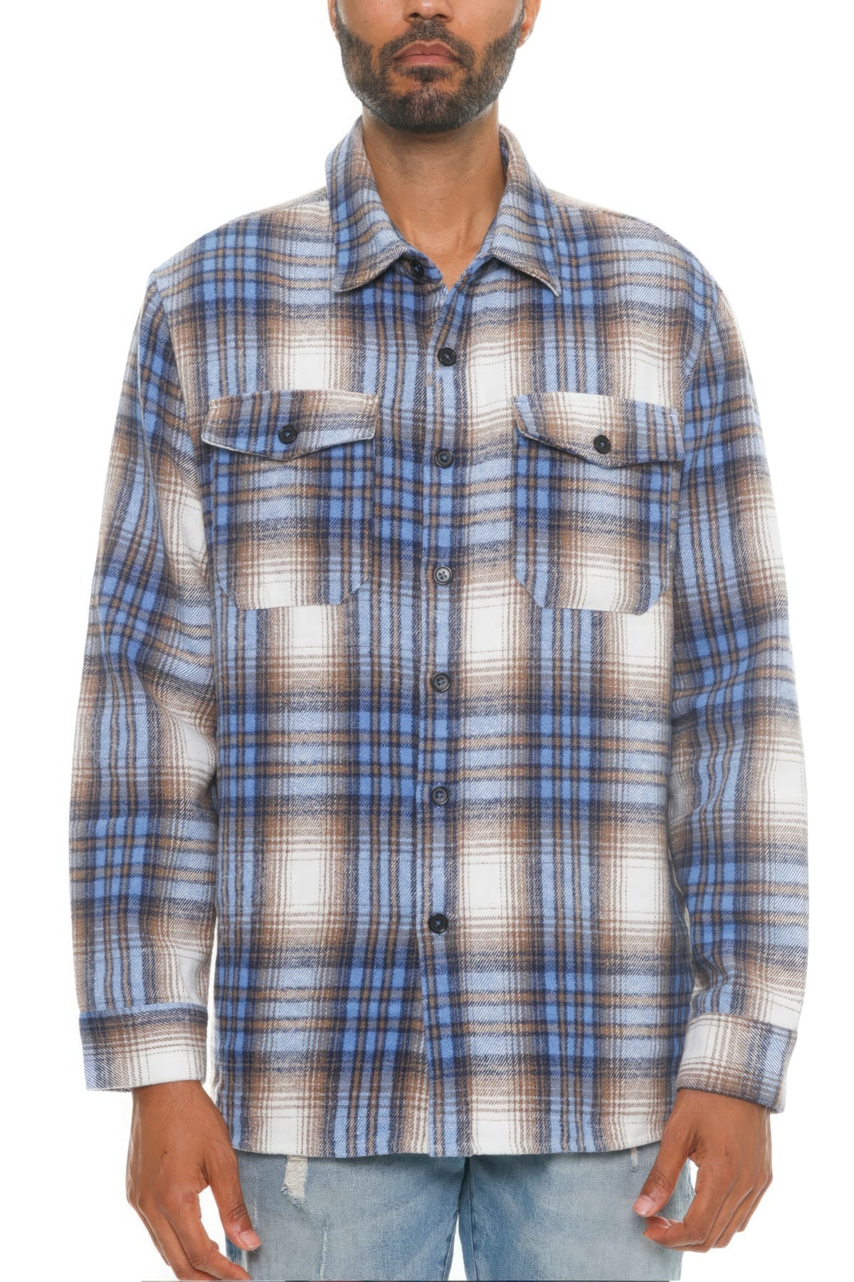 Checkered Soft Flannel Shacket