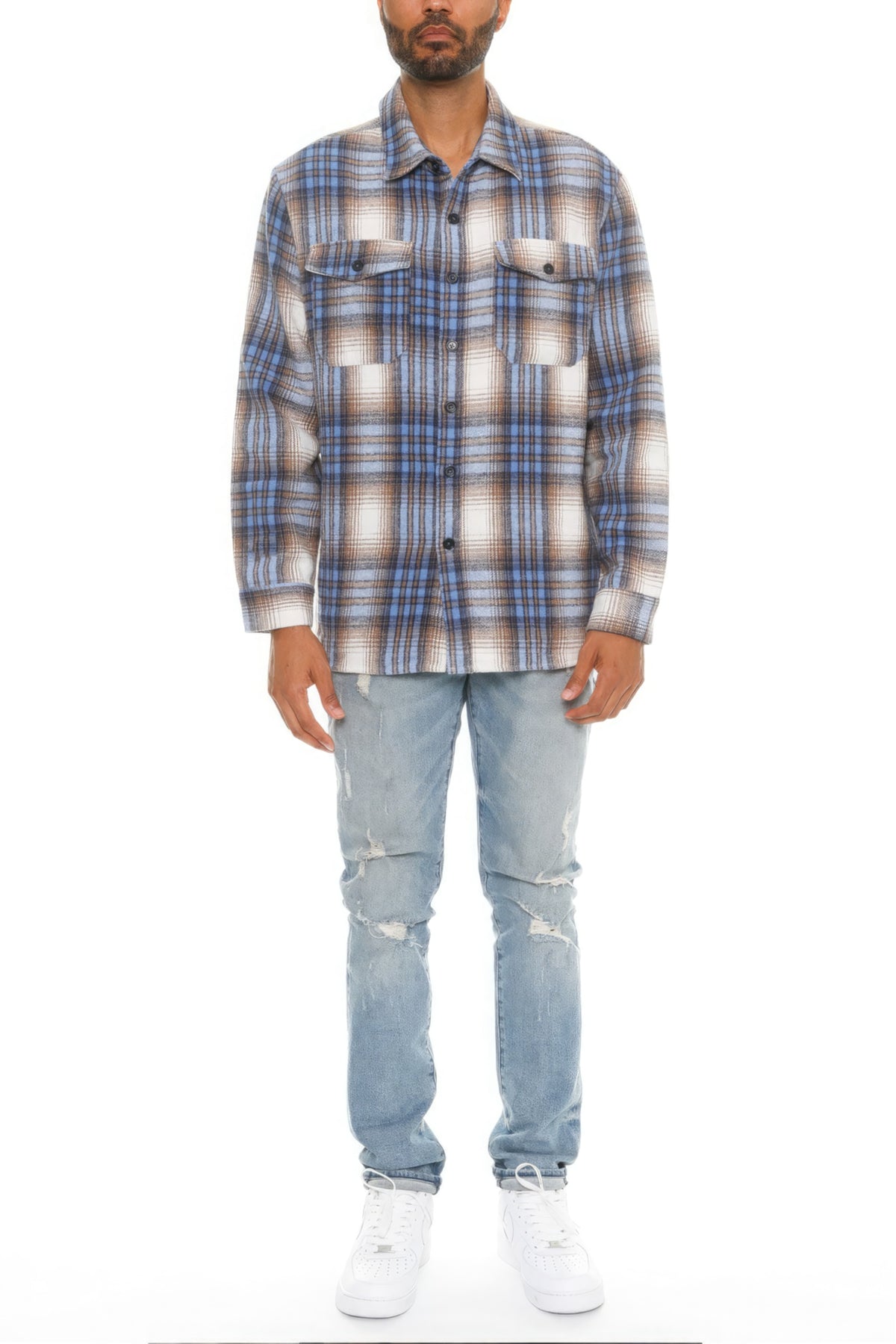 Checkered Soft Flannel Shacket