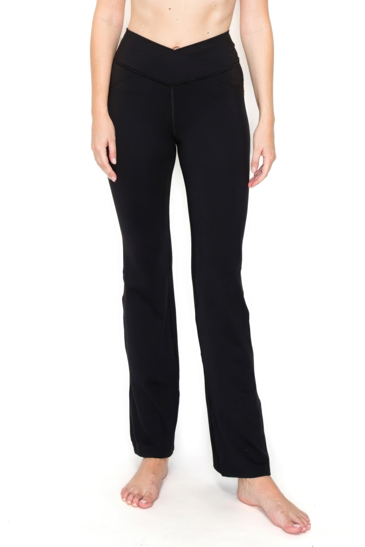 -waist Mini Flare Yoga Pants