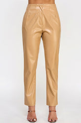 Faux Leather Pants