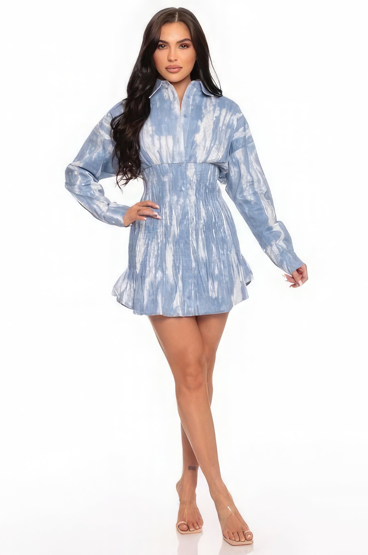 Mini-robe tie-dye