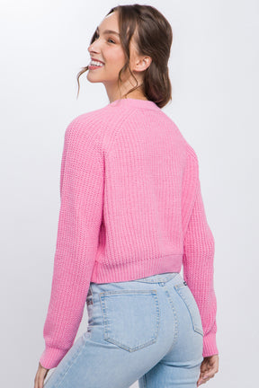 Pull en tricot avec détail d'épaule dénudée